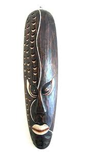 Oma African Wall Mask Decor Wooden Hand