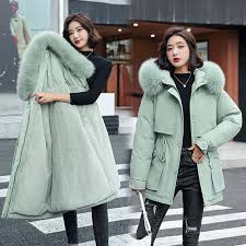 Short Parkas Women Winter Coat Elegant