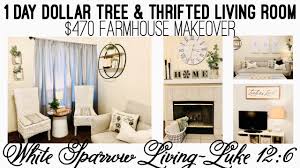From diy summer wreaths to diy summer planters, there are plenty of fun and creative dollar tree crafts to make for your home. Diy Dollar Tree Living Room Makeover 1 Day Farmhouse Living Room Makeover Surprise On A Budget Youtube