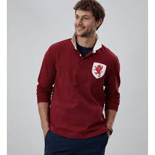 Show off your support and style this season with the welsh rugby authentic home jersey. Joules Triumph Wales Rugby Shirt Deep Red