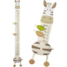 Im Wood And Fabric Wall Growth Chart Height Measurement Scale Ruler For Kids Horse