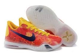 Pictures of kobe bryant shoes: Nike Kobe 10 X Ep Low Purple Gold Yellow Multi Men Basketball Shoes 745334 Sepstep
