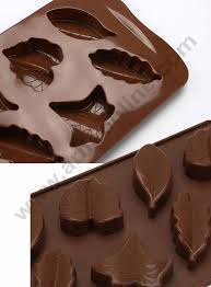 Silikomart has introduced silicone chocolate molds to make light work of your chocolate truffle making endeavors. Cake Decor 8 Cavity Leaves Silicone Chocolate Mould Arifeonline Arife Lamoulde Online Store