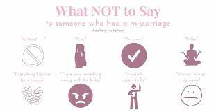 say to someone who had a miscarriage
