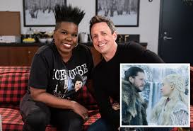The bridgerton star is currently rehearsing season two of the hit show and was working in the studio last thursday when his chauffeur was spotted drinking coffee inside a cbd shop in fulham and. Game Of Thrones Video Leslie Jones Seth Meyers Season 8 Premiere Tvline