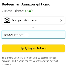 how to redeem an amazon gift card