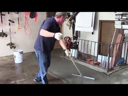 resurfacing a garage floor you