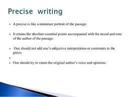Pr  cis writing skill part     YouTube SlideShare Precis Writing By R Dhillon pdf
