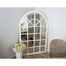 Shabby Chic Arch Window Mirror