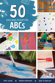 50 simple alphabet activities for