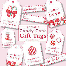 These printable baked with love designs. Candy Cane Gift Tags Diy Holiday Gift Tags