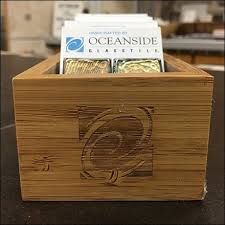 Oceanside Fire Branded Wood Tray For
