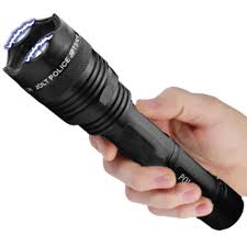 Jolt Rechargeable Police Stun Gun Flashlight 95m The Home Security Superstore