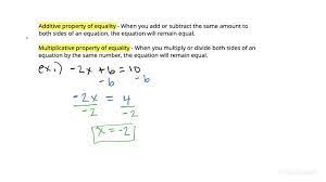 Equality With A Negative Coefficient