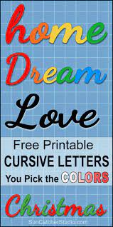cursive letters font free handwriting