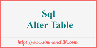 sql alter table update table or
