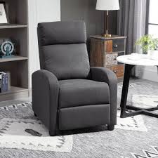 homcom fabric recliner chair manual