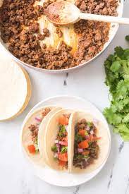 corn tortilla beef taco recipe making