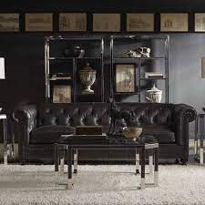 bernhardt london club leather sofa