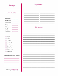 Free Cookbook Templates Magdalene Project Org