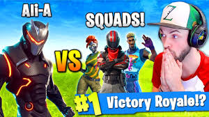 Can i win #1 my first game!? Ali A Solo Vs Squads In Fortnite Battle Royale Youtube