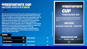 More details in the rules library on fortnite.com/competitive. Fortnite Freefortnite Cup Start Time How To Get The Tart Tycoon Skin