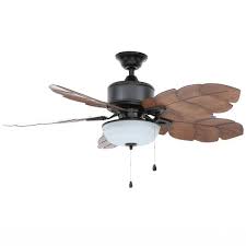 Natural Iron Ceiling Fan With Light Kit