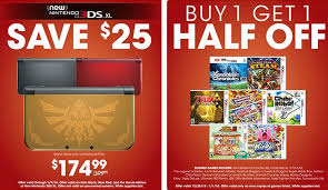 save 25 on new 3ds xl hardware at