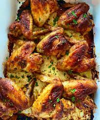 baked whole en wings with italian