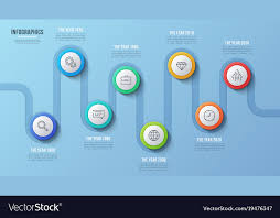 8 Steps Timeline Chart Infographic Design