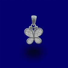 sterling silver erfly pendant