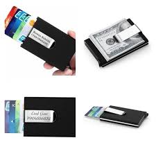Sold and shipped by eforcity. Travel Card Wallet Automatic Pop Up Id Credit Card Holder Men Women Business Card Case Stainless Steel Metal Clip Bulletin Board Preorders On Carousell