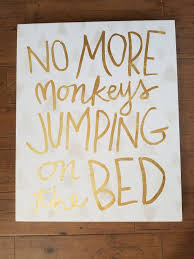 No More Monkeys Canvas Wall Decor For