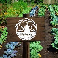 Personalized Vegetable Garden Sign Gift