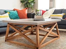 Diy Square Coffee Table With Angled