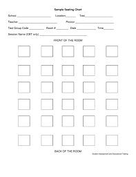 clroom seating chart template