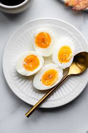 soft boiled eggs in microwave food