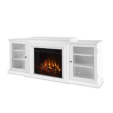 White Infrared Electric Fireplace