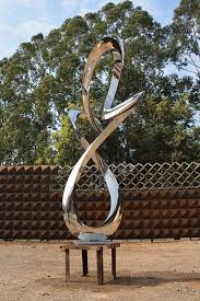 Modern Abstract Stainless Steel Statue