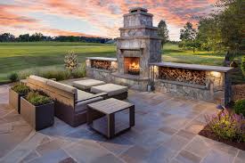 A chiminea's design draws fresh air into the fire by moving the smoke and soot through its chimney. 10 Fire Pit And Outdoor Fireplace Ideas For Your Home In Northern Virginia