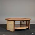 Quick Artsy Modern Round Wooden Coffee Table product image