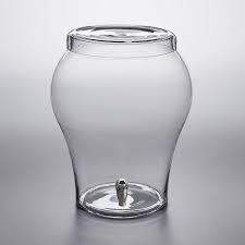 Acopa 5 Gallon Curved Glass Beverage