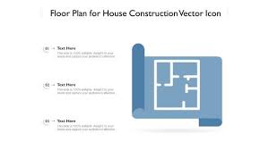 Floor Plan Blue Print Of A House Vector
