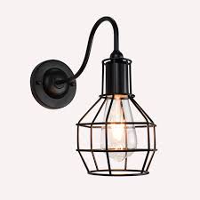 E27 Vintage Industrial Rustic Wall Sconce Wall Light Fixture Fitting 110v 240v Bedroom Lamps Led Sconce Wall Lamp Led Lustres Wall Lamps Aliexpress