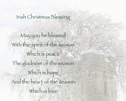 Brighten someone's day by wishing them the best. Irish Christmas Blessing Stonefire