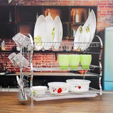 3 Layer Stainless Steel Dish Rack