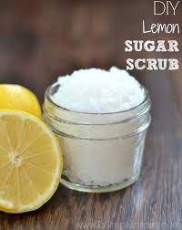 diy lemon sugar scrub to simply inspire