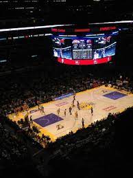 staples center section 321 row 3