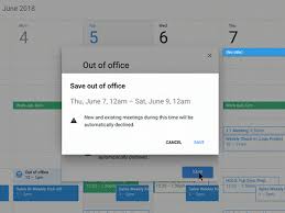 Maybe you would like to learn more about one of these? Google Calendar Now Has An Out Of Office Option The Verge