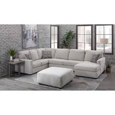 edenfield linen 3 piece sectional with